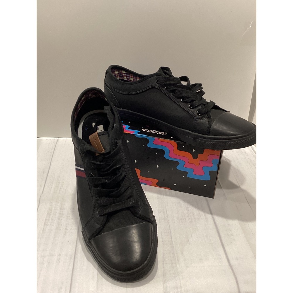 Ben Sherman Madison OX Mens Low Top Sneakers Casual Shoes Stripe Detail